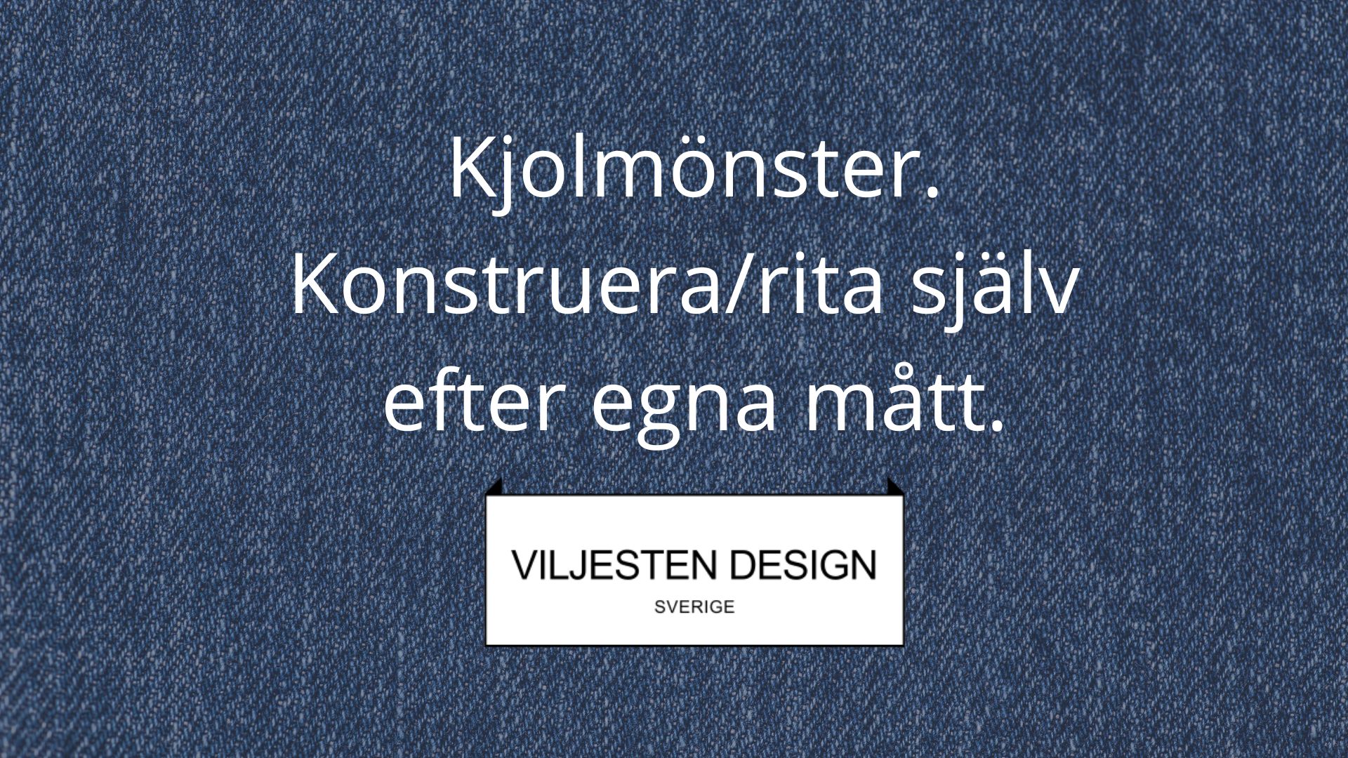 Kjolmönster – konstruera/rita själv efter egna mått