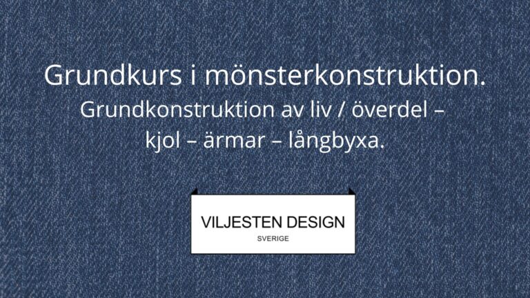 Grundkurs i mönsterkonstruktion